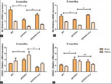 Effect of curcumin administration for 2 weeks on the gene expression of Akt at 2 months